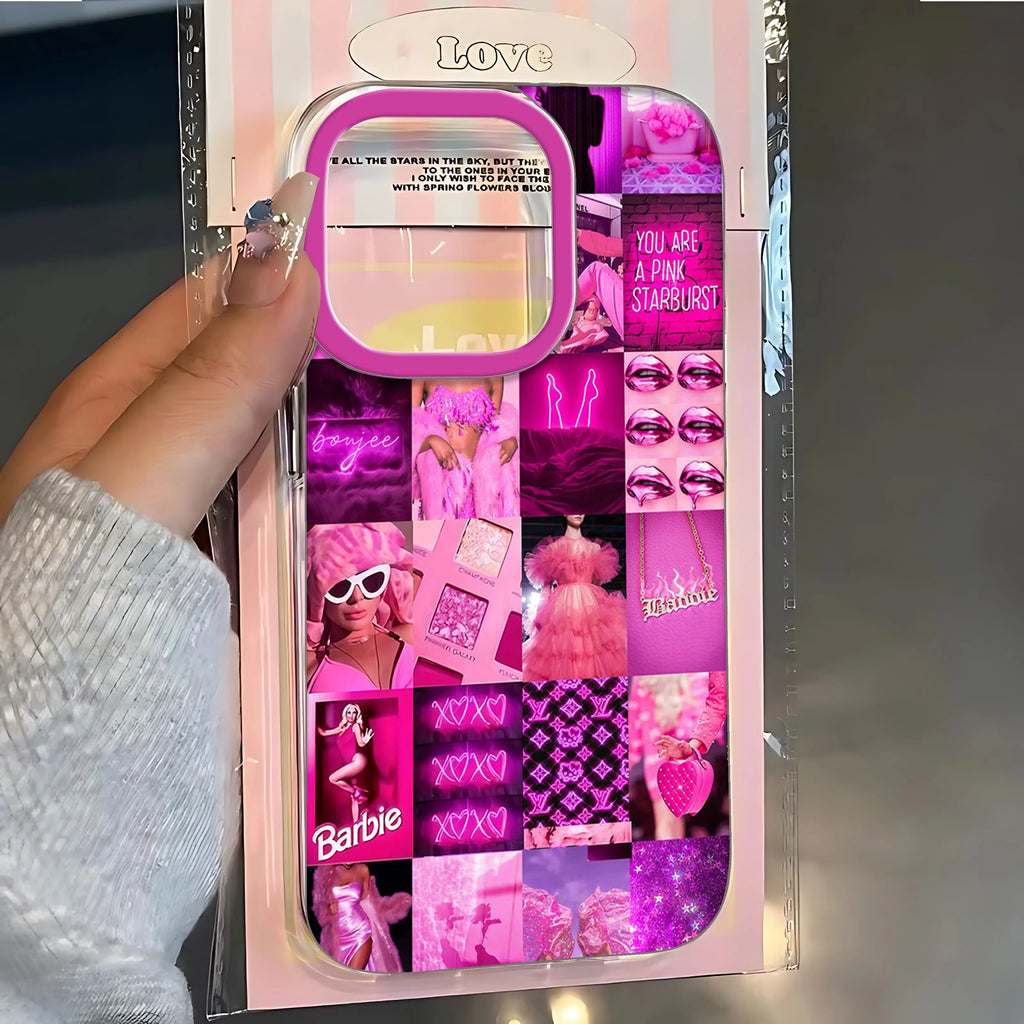 Fashion lovely Doll Bratz Clear Space Phone Case For iPhone 11 12 13 14 15 16 Pro Max Mini X Xs XR 7 8 plus Se2020 Clear Cover