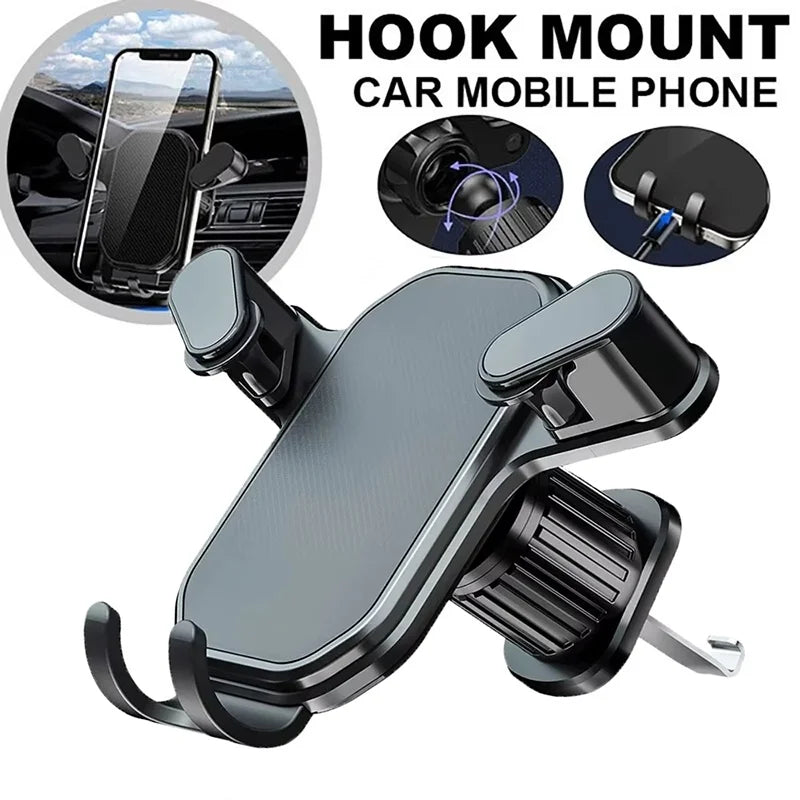Universal Mobile Phone Holder Car Gravity Smart Phone Stand GPS Support Auto Air Vent Mount Support For iPhone Xiaomi Mi Realme