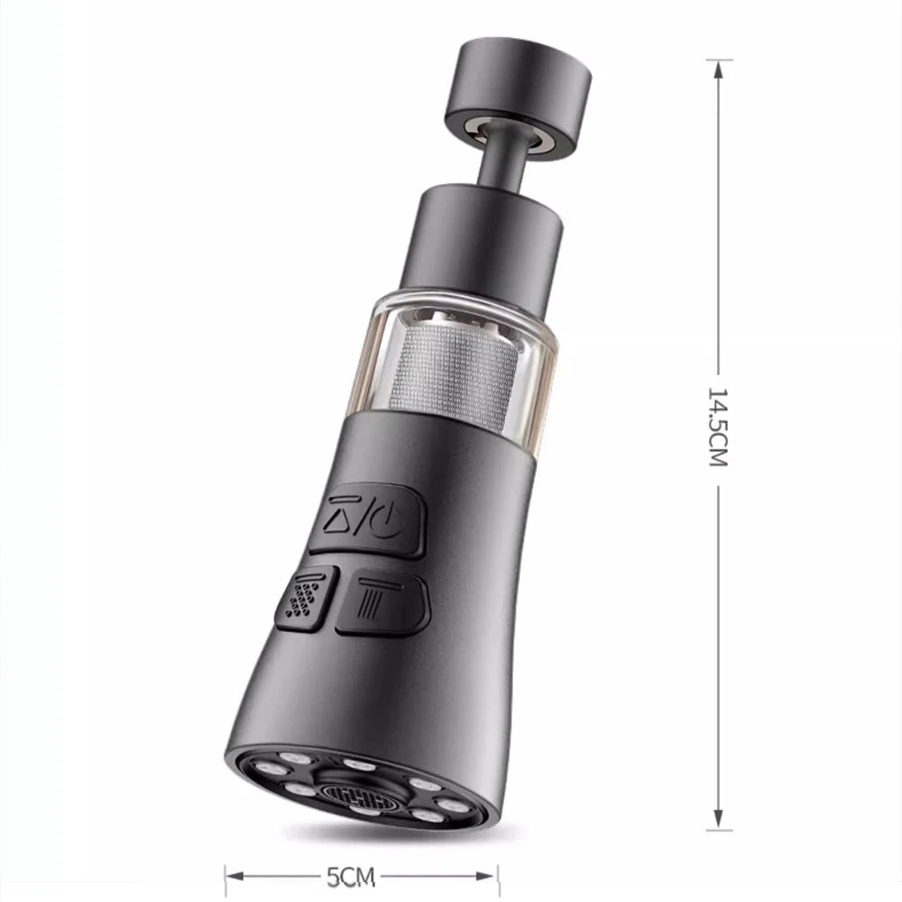 360° Universal Kitchen Faucet Extender With Filter Function Aerator Splash Filter Washbasin Faucet Bubbler Nozzle Aerator