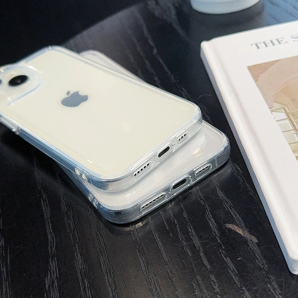 Fashion lovely Doll Bratz Clear Space Phone Case For iPhone 11 12 13 14 15 16 Pro Max Mini X Xs XR 7 8 plus Se2020 Clear Cover