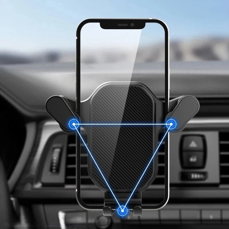 Universal Mobile Phone Holder Car Gravity Smart Phone Stand GPS Support Auto Air Vent Mount Support For iPhone Xiaomi Mi Realme