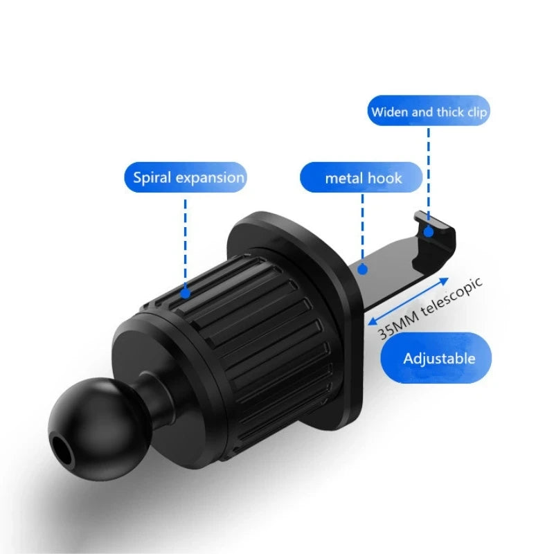 Universal Mobile Phone Holder Car Gravity Smart Phone Stand GPS Support Auto Air Vent Mount Support For iPhone Xiaomi Mi Realme