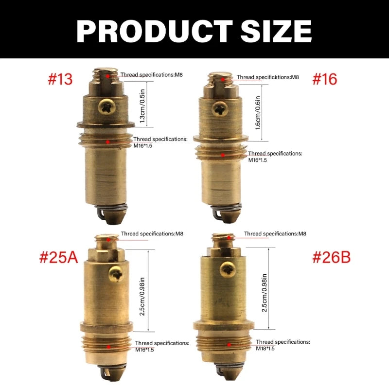 Sink Drain Stopper Plug Bolts Sink Drain Clicks Clacks Plug Bolts Spring Copper Push Spring Plug Bathroom Sink Parts