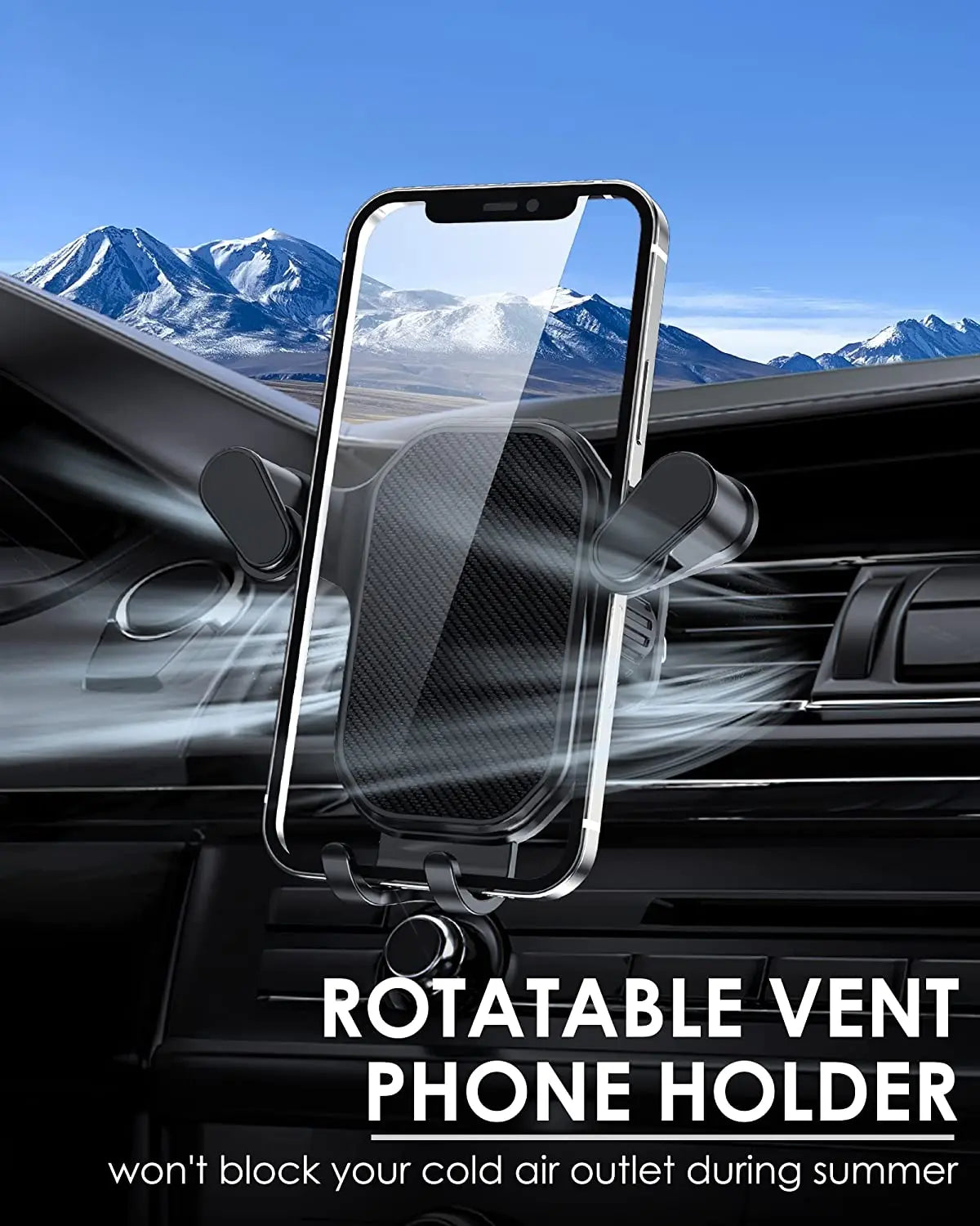 Universal Mobile Phone Holder Car Gravity Smart Phone Stand GPS Support Auto Air Vent Mount Support For iPhone Xiaomi Mi Realme